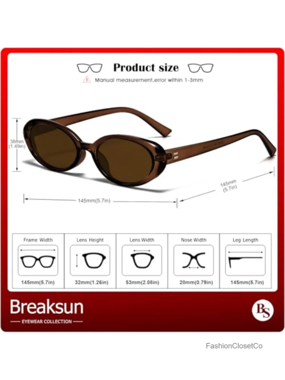 Retro Oval Sunglasses Small Vintage Shades UV400
